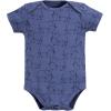 imageTouched by Nature Unisex Baby Organic Cotton BodysuitsBlue Peanut