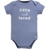 imageTouched by Nature Unisex Baby Organic Cotton BodysuitsBlue Peanut