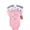 imageTouched by Nature Unisex Baby Organic Cotton BodysuitsBubblegum Floral