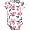 imageTouched by Nature Unisex Baby Organic Cotton BodysuitsBubblegum Floral