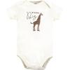 imageTouched by Nature Unisex Baby Organic Cotton BodysuitsClassic Safari