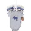 imageTouched by Nature Unisex Baby Organic Cotton BodysuitsClassic Safari