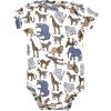 imageTouched by Nature Unisex Baby Organic Cotton BodysuitsClassic Safari