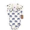 imageTouched by Nature Unisex Baby Organic Cotton BodysuitsClassic Safari Animals