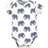 imageTouched by Nature Unisex Baby Organic Cotton BodysuitsClassic Safari Animals