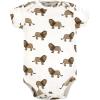 imageTouched by Nature Unisex Baby Organic Cotton BodysuitsClassic Safari Animals