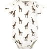 imageTouched by Nature Unisex Baby Organic Cotton BodysuitsClassic Safari Animals