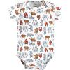 imageTouched by Nature Unisex Baby Organic Cotton BodysuitsEndangered Safari