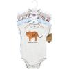 imageTouched by Nature Unisex Baby Organic Cotton BodysuitsEndangered Safari