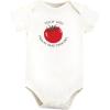 imageTouched by Nature Unisex Baby Organic Cotton BodysuitsHappy Veggies
