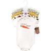 imageTouched by Nature Unisex Baby Organic Cotton BodysuitsHappy Veggies