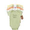 imageTouched by Nature Unisex Baby Organic Cotton BodysuitsPeas and Thank You