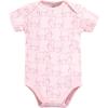 imageTouched by Nature Unisex Baby Organic Cotton BodysuitsPink Peanut