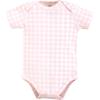 imageTouched by Nature Unisex Baby Organic Cotton BodysuitsPink Peanut
