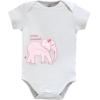 imageTouched by Nature Unisex Baby Organic Cotton BodysuitsPink Peanut