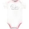 imageTouched by Nature Unisex Baby Organic Cotton BodysuitsPink Peanut