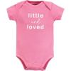 imageTouched by Nature Unisex Baby Organic Cotton BodysuitsPink Peanut