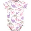 imageTouched by Nature Unisex Baby Organic Cotton BodysuitsRetro Dino