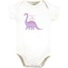 imageTouched by Nature Unisex Baby Organic Cotton BodysuitsRetro Dino