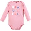 imageTouched by Nature Unisex Baby Organic Cotton LongSleeve BodysuitsBubblegum Floral