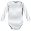 imageTouched by Nature Unisex Baby Organic Cotton LongSleeve BodysuitsClassic Safari
