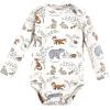 imageTouched by Nature Unisex Baby Organic Cotton LongSleeve BodysuitsDreamy Woodland