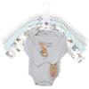 imageTouched by Nature Unisex Baby Organic Cotton LongSleeve BodysuitsDreamy Woodland