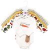 imageTouched by Nature Unisex Baby Organic Cotton LongSleeve BodysuitsHappy Veggies