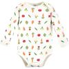 imageTouched by Nature Unisex Baby Organic Cotton LongSleeve BodysuitsPeas and Thank You