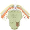 imageTouched by Nature Unisex Baby Organic Cotton LongSleeve BodysuitsPeas and Thank You