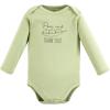 imageTouched by Nature Unisex Baby Organic Cotton LongSleeve BodysuitsPeas and Thank You