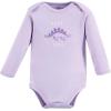 imageTouched by Nature Unisex Baby Organic Cotton LongSleeve BodysuitsRetro Dino