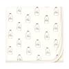 imageTouched by Nature Unisex Baby Organic Cotton Swaddle Blanket and Headband or Cap Moose One SizeMilk