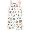imageTouched by Nature babyboys Organic Cotton RompersWoodland Alphabet