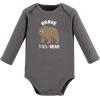 imageTouched by Nature babygirls Organic Cotton Longsleeve BodysuitsBoy Woodland Alphabet 5pack