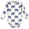 imageTouched by Nature unisexbaby Organic Cotton Longsleeve BodysuitsClassic Safari Animals
