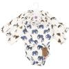 imageTouched by Nature unisexbaby Organic Cotton Longsleeve BodysuitsClassic Safari Animals