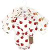 imageTouched by Nature unisexbaby Organic Cotton Longsleeve BodysuitsFruits and Veggies