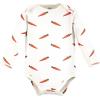 imageTouched by Nature unisexbaby Organic Cotton Longsleeve BodysuitsFruits and Veggies