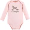 imageTouched by Nature unisexbaby Organic Cotton Longsleeve BodysuitsGirl Safari