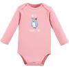 imageTouched by Nature unisexbaby Organic Cotton Longsleeve BodysuitsGirl Woodland Alphabet 5pack