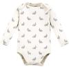 imageTouched by Nature unisexbaby Organic Cotton Longsleeve BodysuitsNeutral Woodland