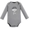 imageTouched by Nature unisexbaby Organic Cotton Longsleeve BodysuitsNeutral Woodland