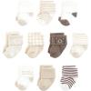 imageTouched by Nature Baby Infant Boy Organic Cotton Socks Brown Bear 06 Months
