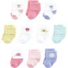 imageTouched by Nature Baby Infant Girl Organic Cotton Socks Flower Market 06 Months Pink