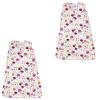 imageTouched by Nature Baby Organic Cotton Sleeveless Wearable Sleeping Bag Sack Blanket Moon 2Pack 1218 MonthsBotanical 2pack