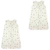 imageTouched by Nature Baby Organic Cotton Sleeveless Wearable Sleeping Bag Sack Blanket Moon 2Pack 1218 MonthsBotanical Flutter 2pack