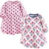 imageTouched by Nature Girls One Size Organic Cotton Short LongSleeve DressesBaby Toddler Abstract Flower Long Sleeve