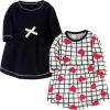 Baby Toddler Black Red Heart Long Sleeve
