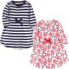 Baby Toddler Coral Rose Long Sleeve